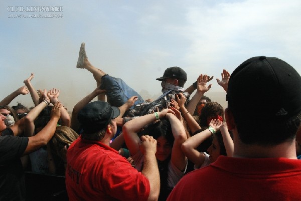 Chiodos at The Vans Warped Tour.   August 11, 2007.
