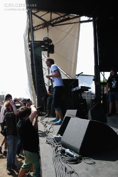 Chiodos at The Vans Warped Tour.   August 11, 2007.