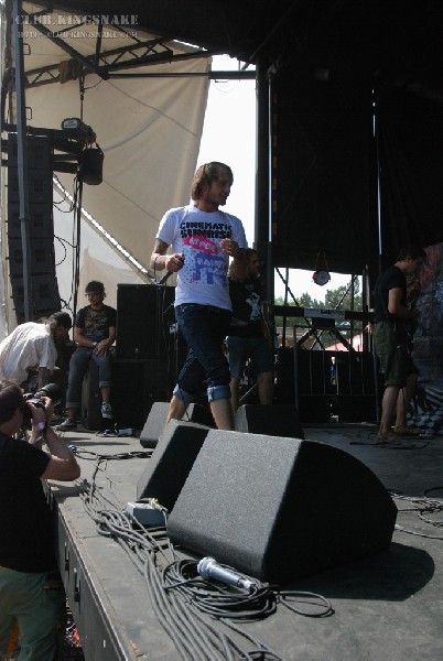 Chiodos at The Vans Warped Tour.   August 11, 2007.