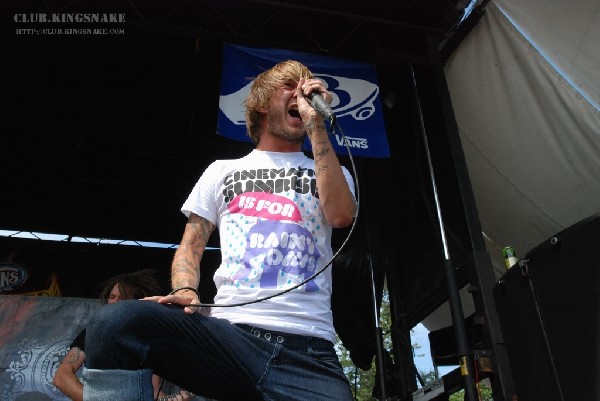 Chiodos at The Vans Warped Tour.   August 11, 2007.