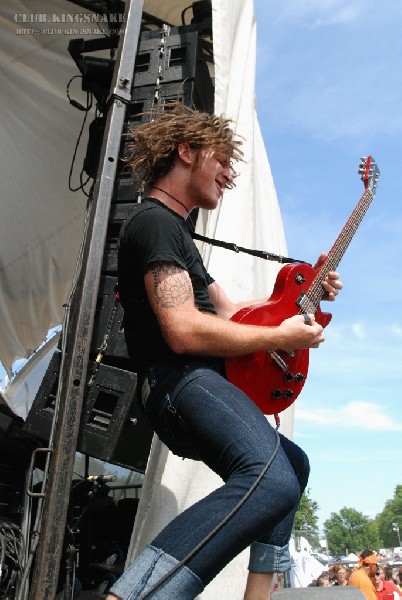 Chiodos at The Vans Warped Tour.   August 11, 2007.