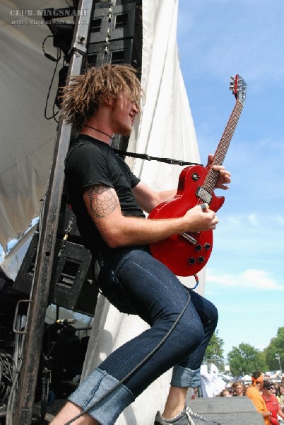 Chiodos at The Vans Warped Tour.   August 11, 2007.