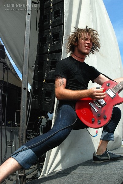Chiodos at The Vans Warped Tour.   August 11, 2007.