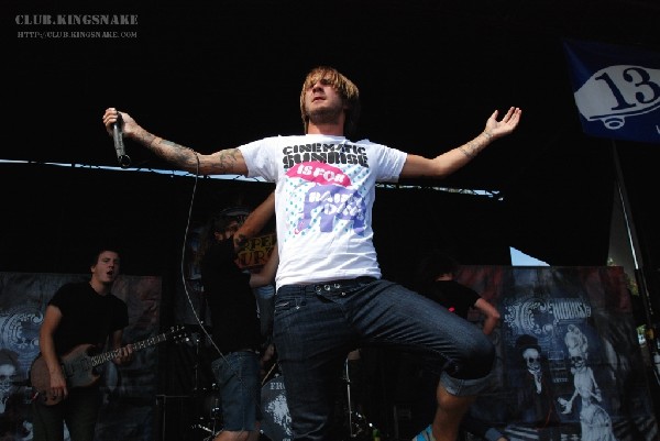 Chiodos at The Vans Warped Tour.   August 11, 2007.