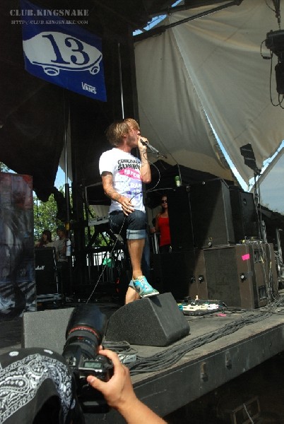 Chiodos at The Vans Warped Tour.   August 11, 2007.