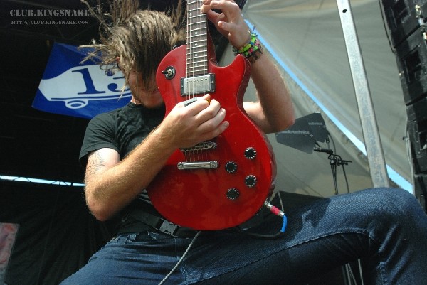 Chiodos at The Vans Warped Tour.   August 11, 2007.