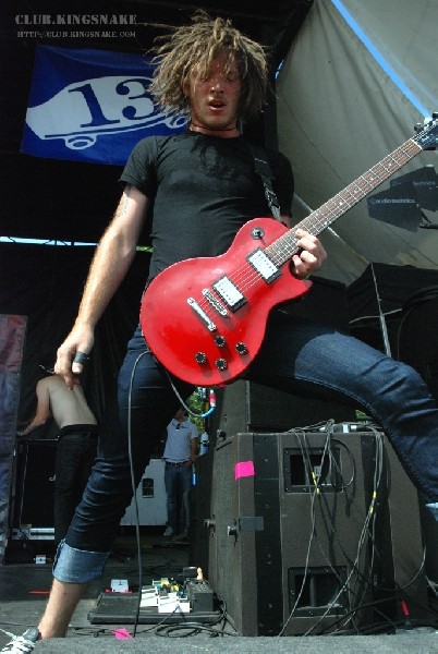 Chiodos at The Vans Warped Tour.   August 11, 2007.