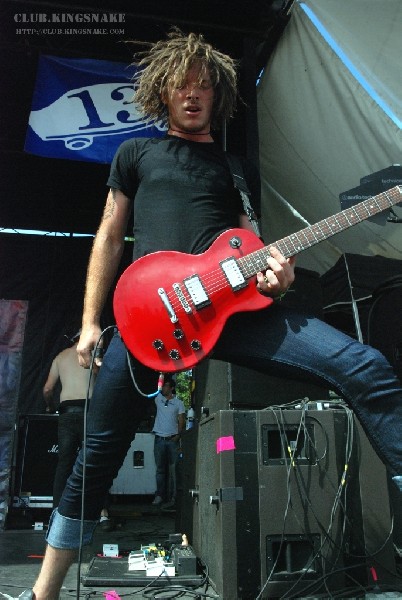 Chiodos at The Vans Warped Tour.   August 11, 2007.