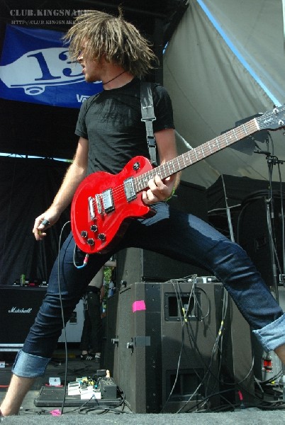 Chiodos at The Vans Warped Tour.   August 11, 2007.
