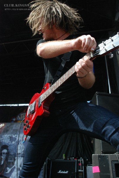 Chiodos at The Vans Warped Tour.   August 11, 2007.