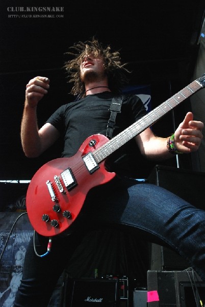 Chiodos at The Vans Warped Tour.   August 11, 2007.