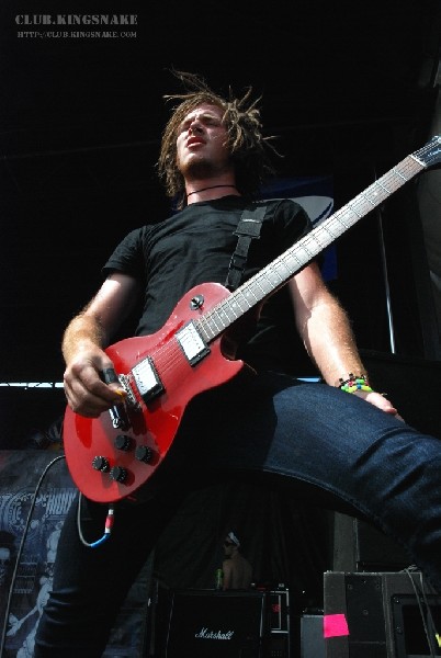 Chiodos at The Vans Warped Tour.   August 11, 2007.