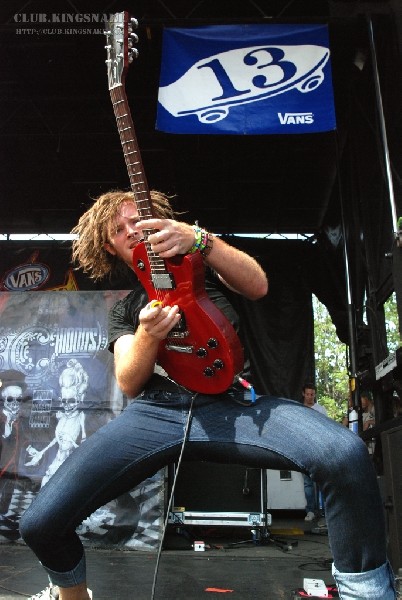 Chiodos at The Vans Warped Tour.   August 11, 2007.