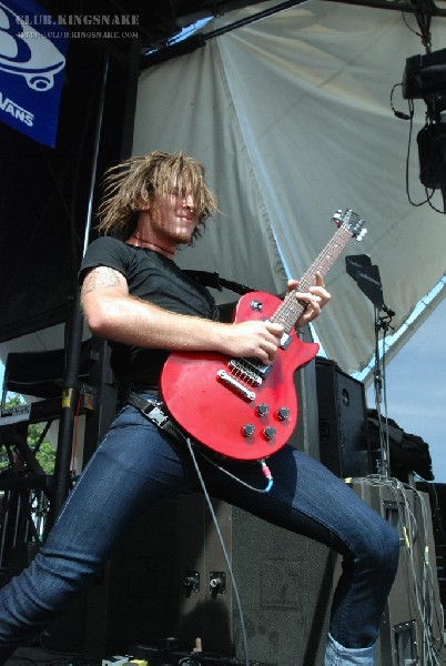 Chiodos at The Vans Warped Tour.   August 11, 2007.