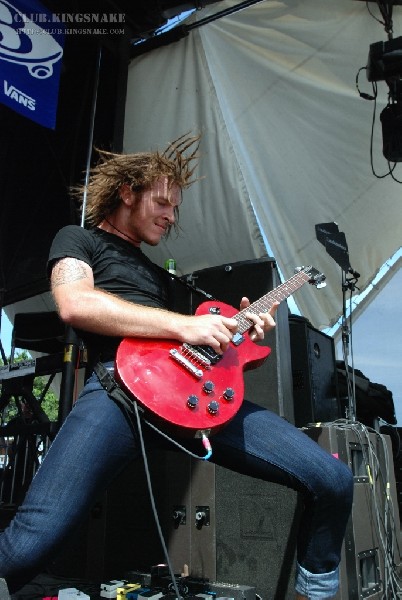 Chiodos at The Vans Warped Tour.   August 11, 2007.