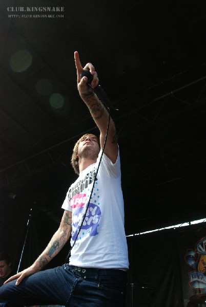Chiodos at The Vans Warped Tour.   August 11, 2007.