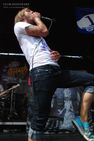 Chiodos at The Vans Warped Tour.   August 11, 2007.