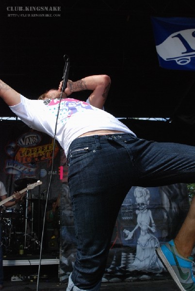 Chiodos at The Vans Warped Tour.   August 11, 2007.