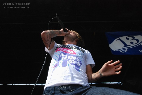 Chiodos at The Vans Warped Tour.   August 11, 2007.