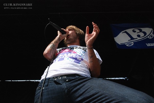 Chiodos at The Vans Warped Tour.   August 11, 2007.