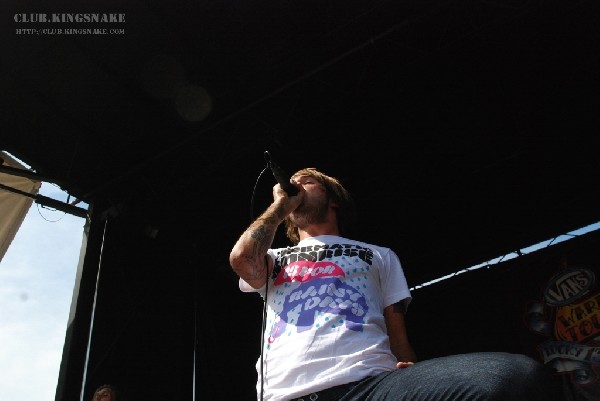 Chiodos at The Vans Warped Tour.   August 11, 2007.