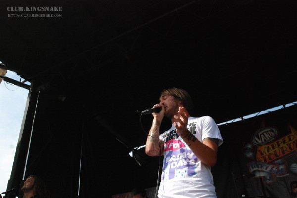 Chiodos at The Vans Warped Tour.   August 11, 2007.