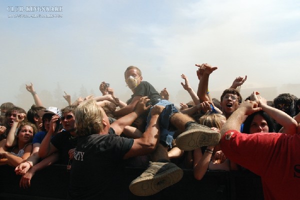 Chiodos at The Vans Warped Tour.   August 11, 2007.