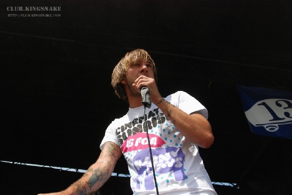 Chiodos at The Vans Warped Tour.   August 11, 2007.