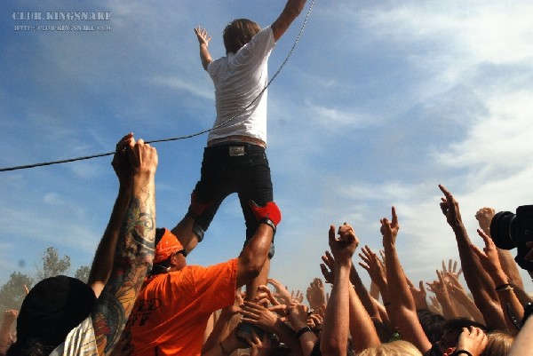 Chiodos at The Vans Warped Tour.   August 11, 2007.