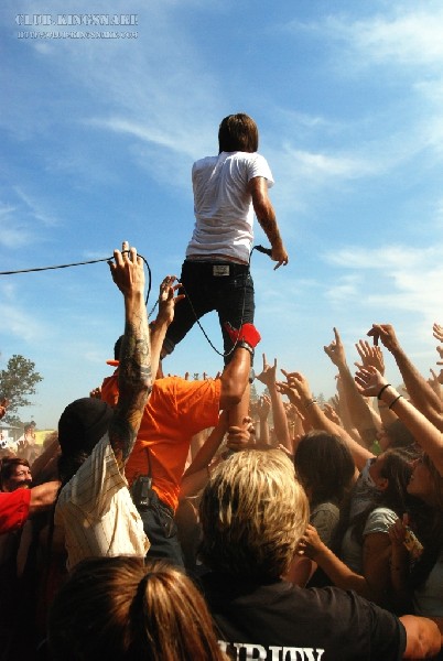 Chiodos at The Vans Warped Tour.   August 11, 2007.
