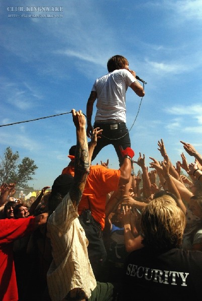 Chiodos at The Vans Warped Tour.   August 11, 2007.