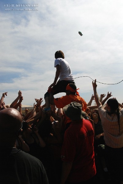 Chiodos at The Vans Warped Tour.   August 11, 2007.