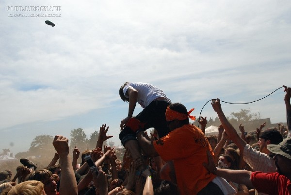 Chiodos at The Vans Warped Tour.   August 11, 2007.