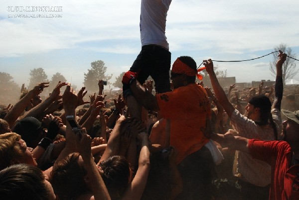 Chiodos at The Vans Warped Tour.   August 11, 2007.