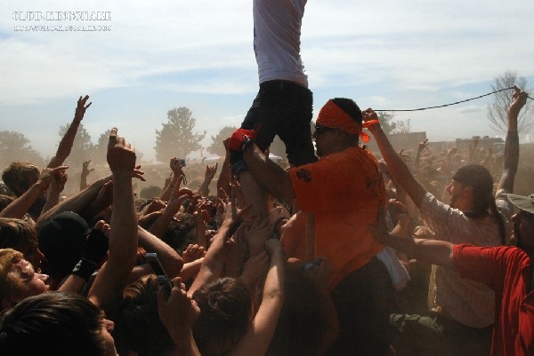 Chiodos at The Vans Warped Tour.   August 11, 2007.