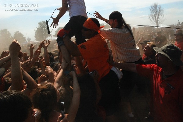 Chiodos at The Vans Warped Tour.   August 11, 2007.