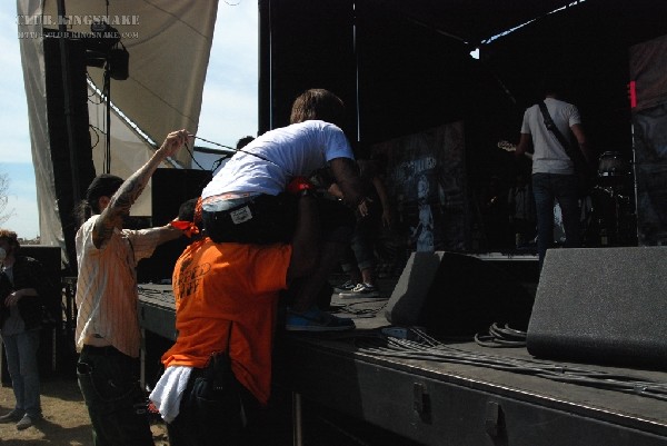Chiodos at The Vans Warped Tour.   August 11, 2007.