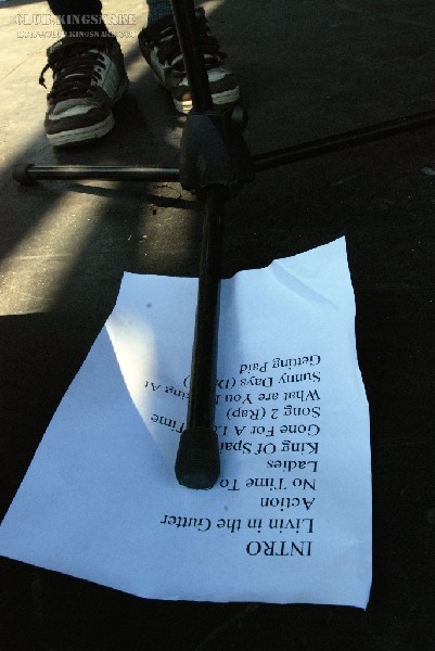 The Johnstones at The Vans Warped Tour.   August 11, 2007.