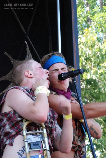 The Johnstones at The Vans Warped Tour.   August 11, 2007.