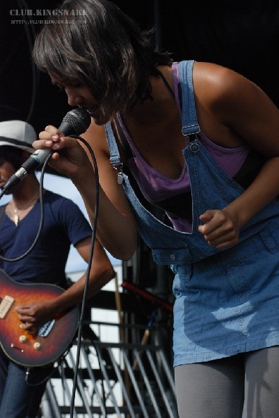 Meg and Dia For at The Vans Warped Tour.   August 11, 2007.