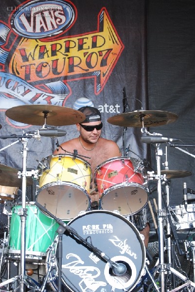 Pepper at The Vans Warped Tour.   August 11, 2007.