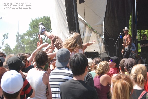 Pepper at The Vans Warped Tour.   August 11, 2007.