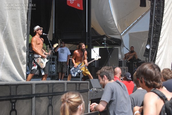 Pepper at The Vans Warped Tour.   August 11, 2007.