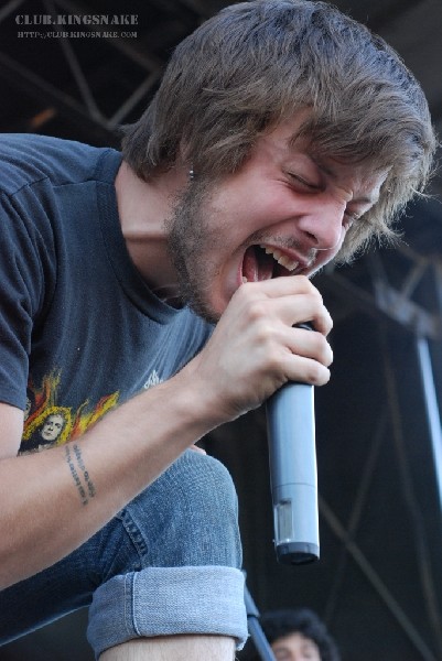Protest The Hero at The Vans Warped Tour.   August 11, 2007.