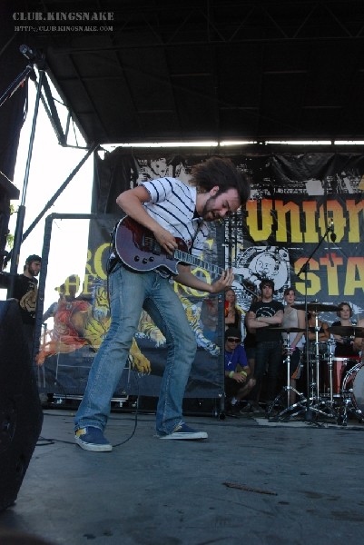 Protest The Hero at The Vans Warped Tour.   August 11, 2007.