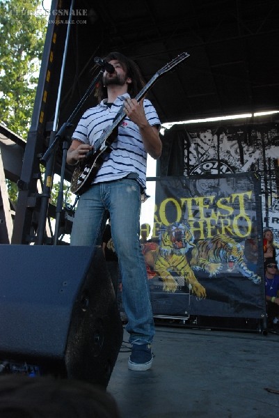 Protest The Hero at The Vans Warped Tour.   August 11, 2007.