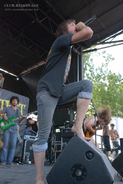 Protest The Hero at The Vans Warped Tour.   August 11, 2007.