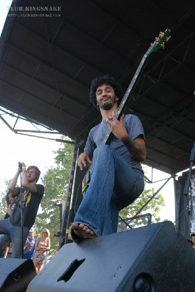 Protest The Hero at The Vans Warped Tour.   August 11, 2007.