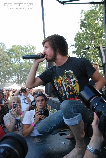 Protest The Hero at The Vans Warped Tour.   August 11, 2007.
