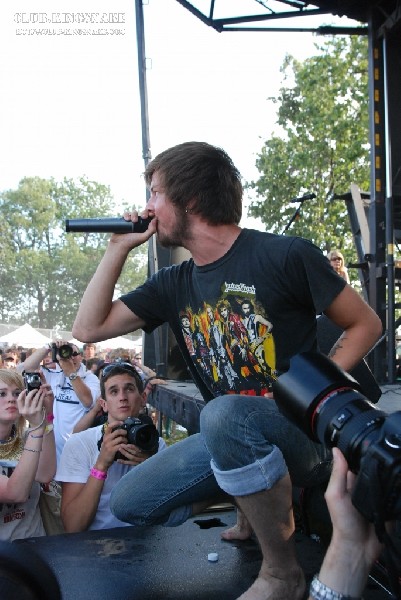 Protest The Hero at The Vans Warped Tour.   August 11, 2007.